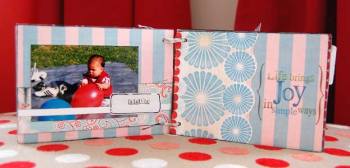 First birthday mini album - little boy kaia