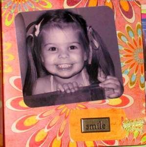 girl match book album of cameron - smile