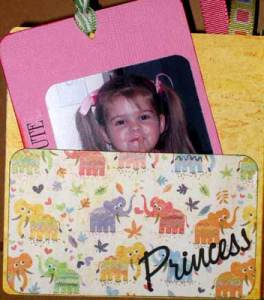 girl match book album of cameron - princess page