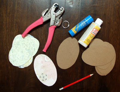 easter egg mini book supplies