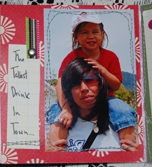 scrapbook album - me and my mum