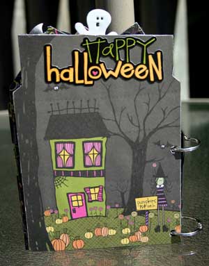 Halloween 2008 Scrapbook - the back cover