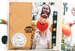 Halloween through the years scrapbook - princesses