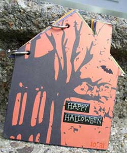 haunted house scrapbook